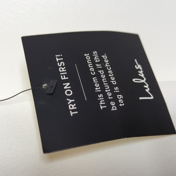 Lulus Celina White Beaded Maxi Dress Formal Prom Wedding NWT Size M - Picture 12 of 14